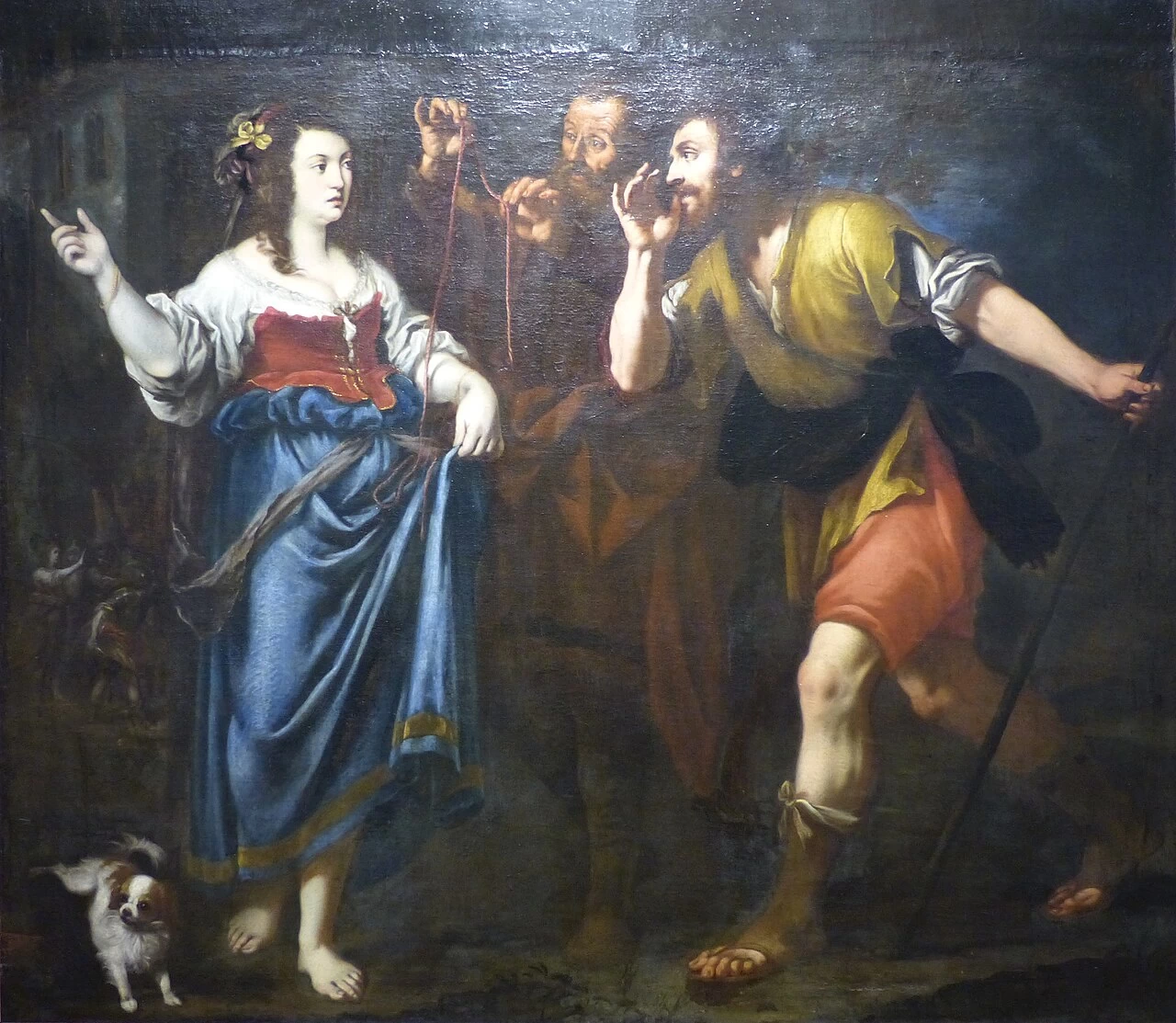 Raab e gli emissari di Giosuè - Museo di Belle Arti, Nîmes - attribuito